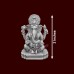 Silver Ganesh Murti For Puja - 2 inch