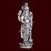 Lord Vishnu Standing Posture Idol in 925 Silver - Size: 1.5 to 6 Inches