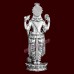 Lord Vishnu Standing Posture Idol in 925 Silver - Size: 1.5 to 6 Inches