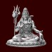 Yogeshwar Shankar ji in Blessing Posture Idol in 925 Silver - Size: 1.5 to 6.25 Inches