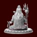 Yogeshwar Shankar ji in Blessing Posture Idol in 925 Silver - Size: 1.5 to 6.25 Inches