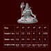 Yogeshwar Shankar ji in Blessing Posture Idol in 925 Silver - Size: 1.5 to 6.25 Inches