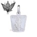 Shani / Saturn Yantra Locket in Pure SIlver