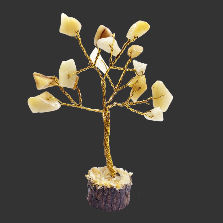 Yellow Hakik Healing Stone Tree - 2.5 inch