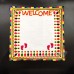 Embroidery Welcome Cloth Asan in Pure Cotton for Swagat of Baby & Bride