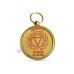 Maha Kali Yantra Pendant In Brass With Glass