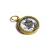 Maha Kali Yantra Pendant In Brass With Glass