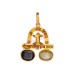 Shree MahaShakti Indra Kavach Brass Pendant