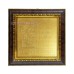 Shree Kuber Yantra in Copper With Gold Polish - 6 inches