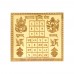 Golden Vyapar Vridhi Yantra in Copper - 2 inches