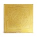 Matsya Yantra Yantra in Copper With Gold Plated - 3 inches