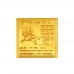 Shukra Yantra in Copper with Gold Plated