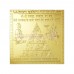 Vahan Durghatna Nashak Yantra in Copper With Gold Polish - 2 & 3 inches