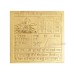 Rahu Yantra Gold Plated in Copper