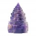 Shree Yantra in Amethyst Gemstone - 95 to 180 Gms