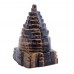 Shri Yantra in Tiger Eye Stone - 65 Grams