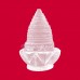 Shri Yantra on Kamal Flower in Quartz Crystal - 105 to 165 GMS