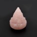 Sri Yantra on Lotus in Rose Quartz - 148 GMS